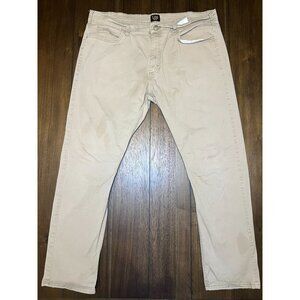 Lee Dungarees Men's Slim Fit Jeans Straight Leg Size 38x30 Ivory Cream